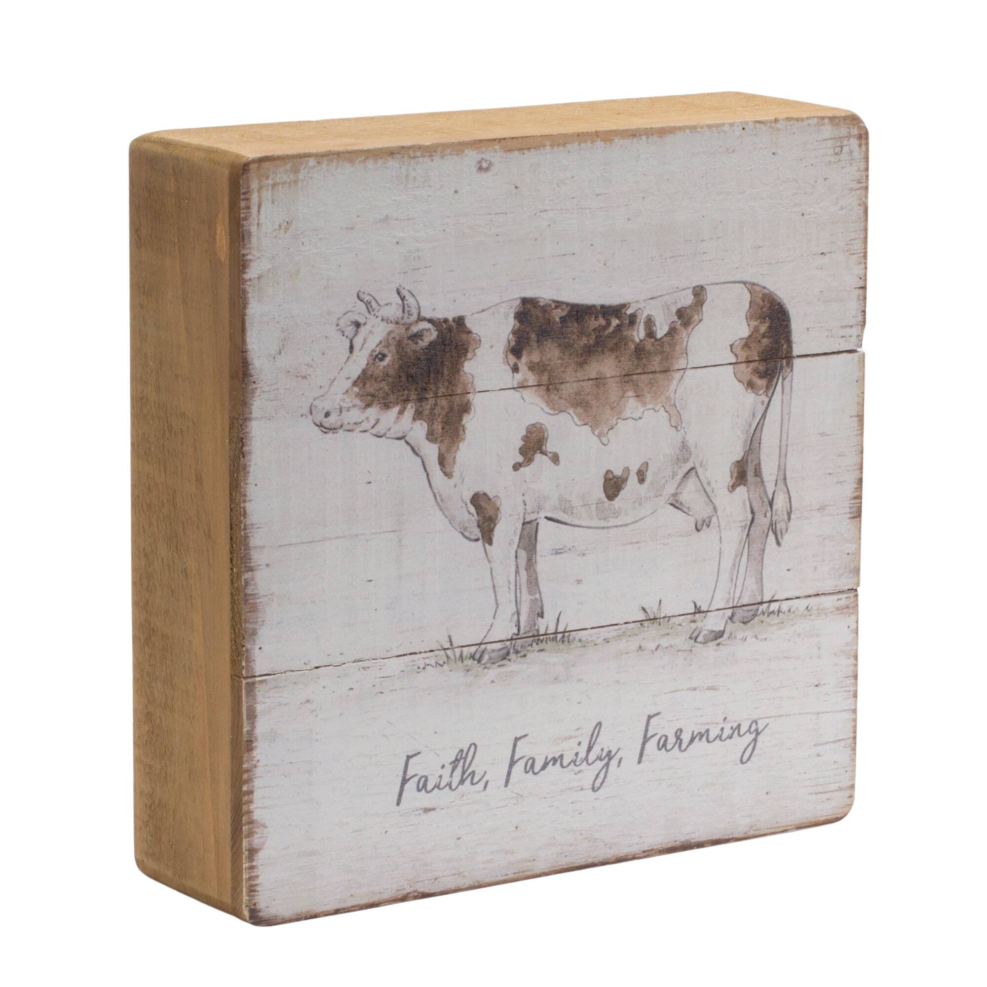 7.75" Wood Farm Sign Set